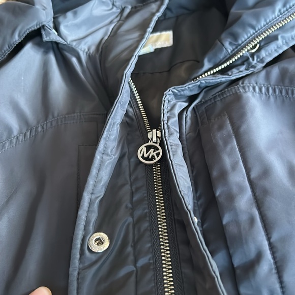 Michael Kors Long Coat with Removable Hood - Picture 4 of 6